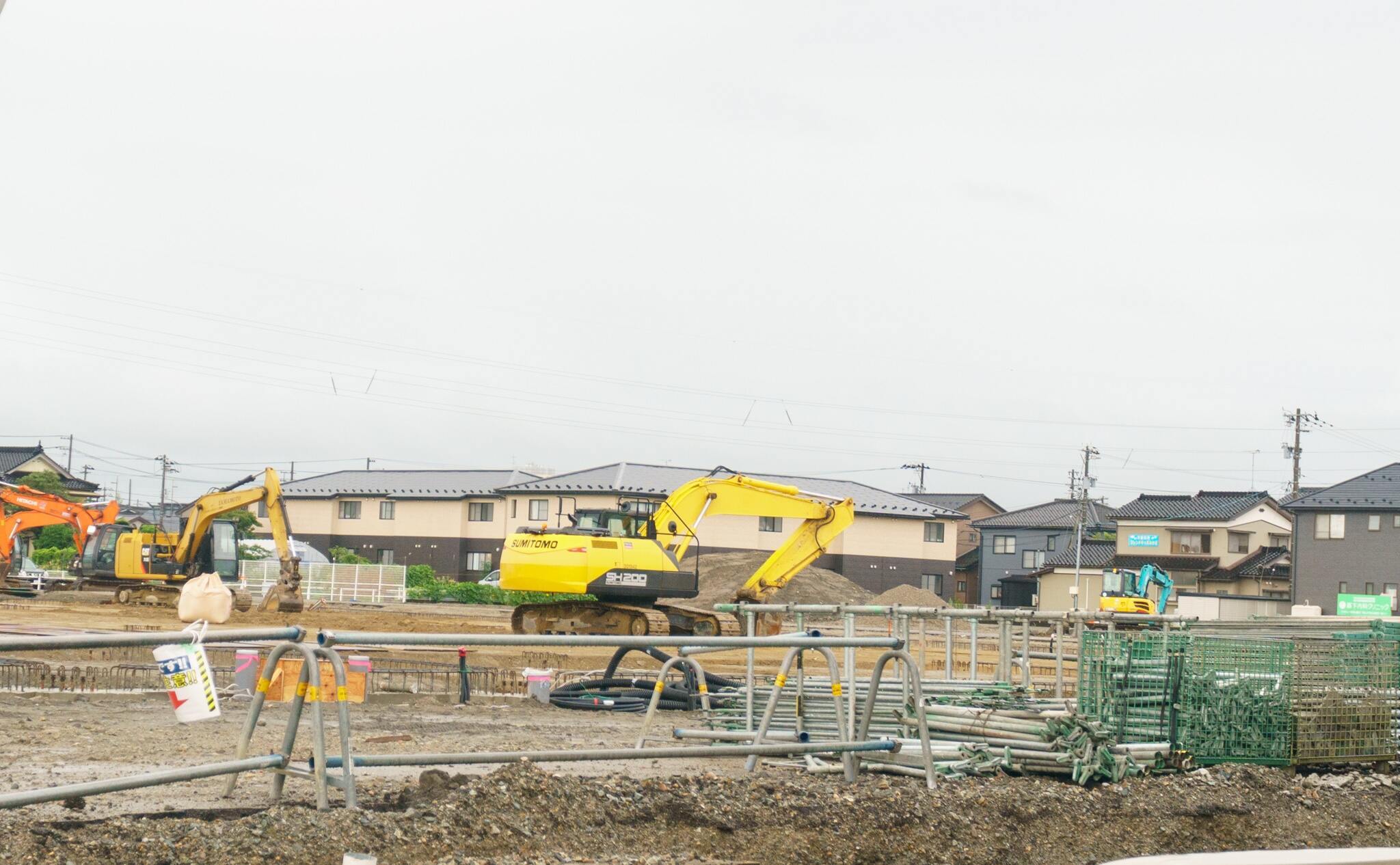 アルビス婦中速星店の工事の様子の写真