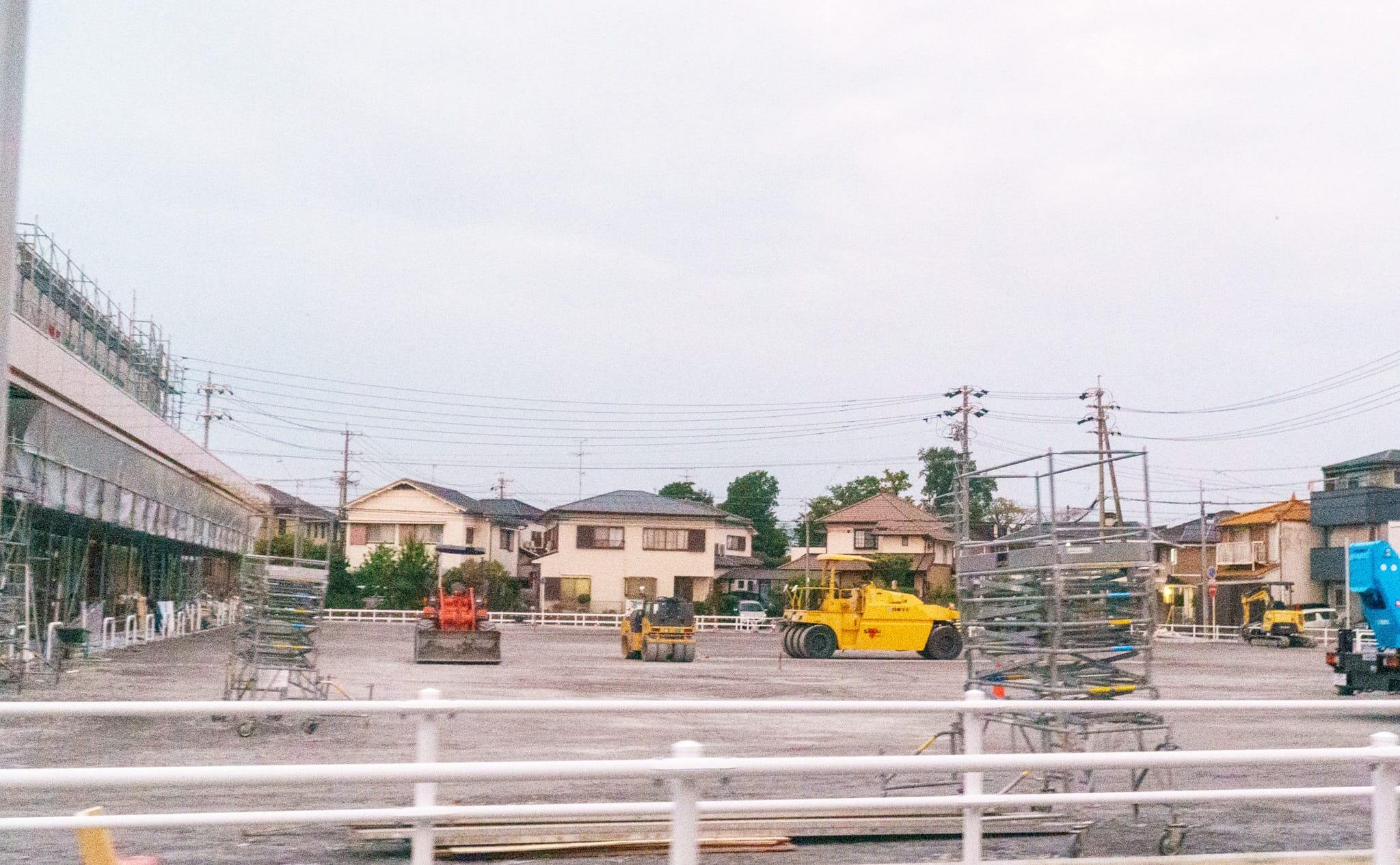 駐車場の工事の写真