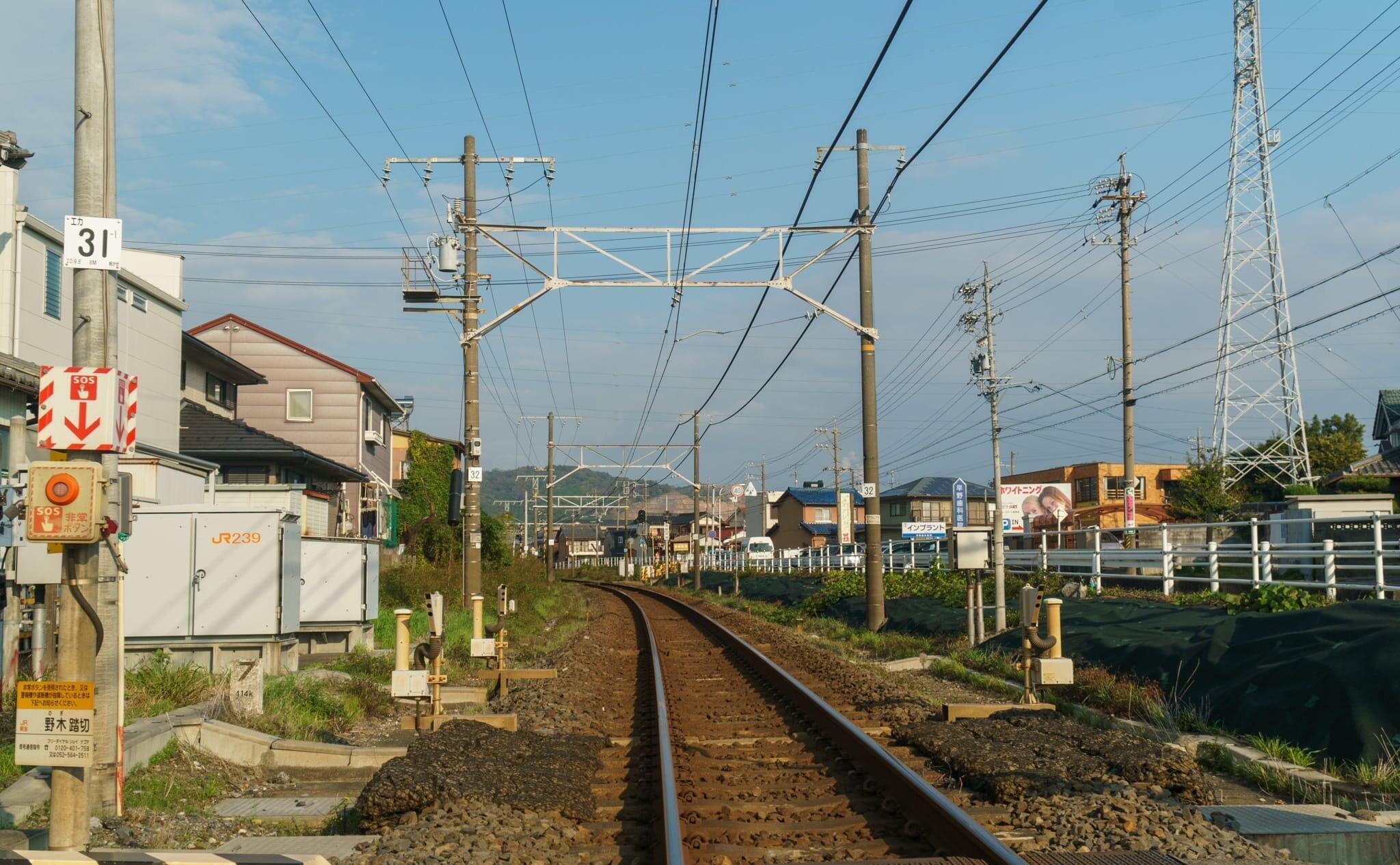 JR東海本線下り線（米原方面行き）の写真