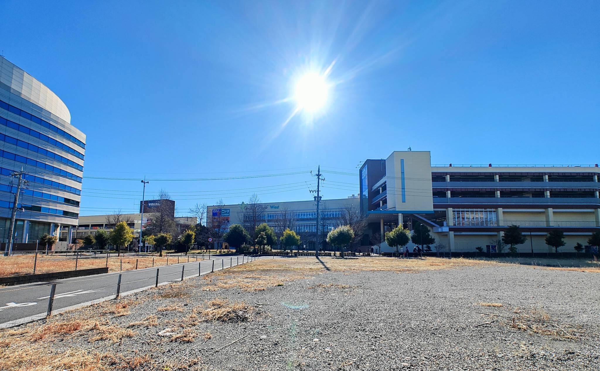 コスモス薬品の予定地の風景