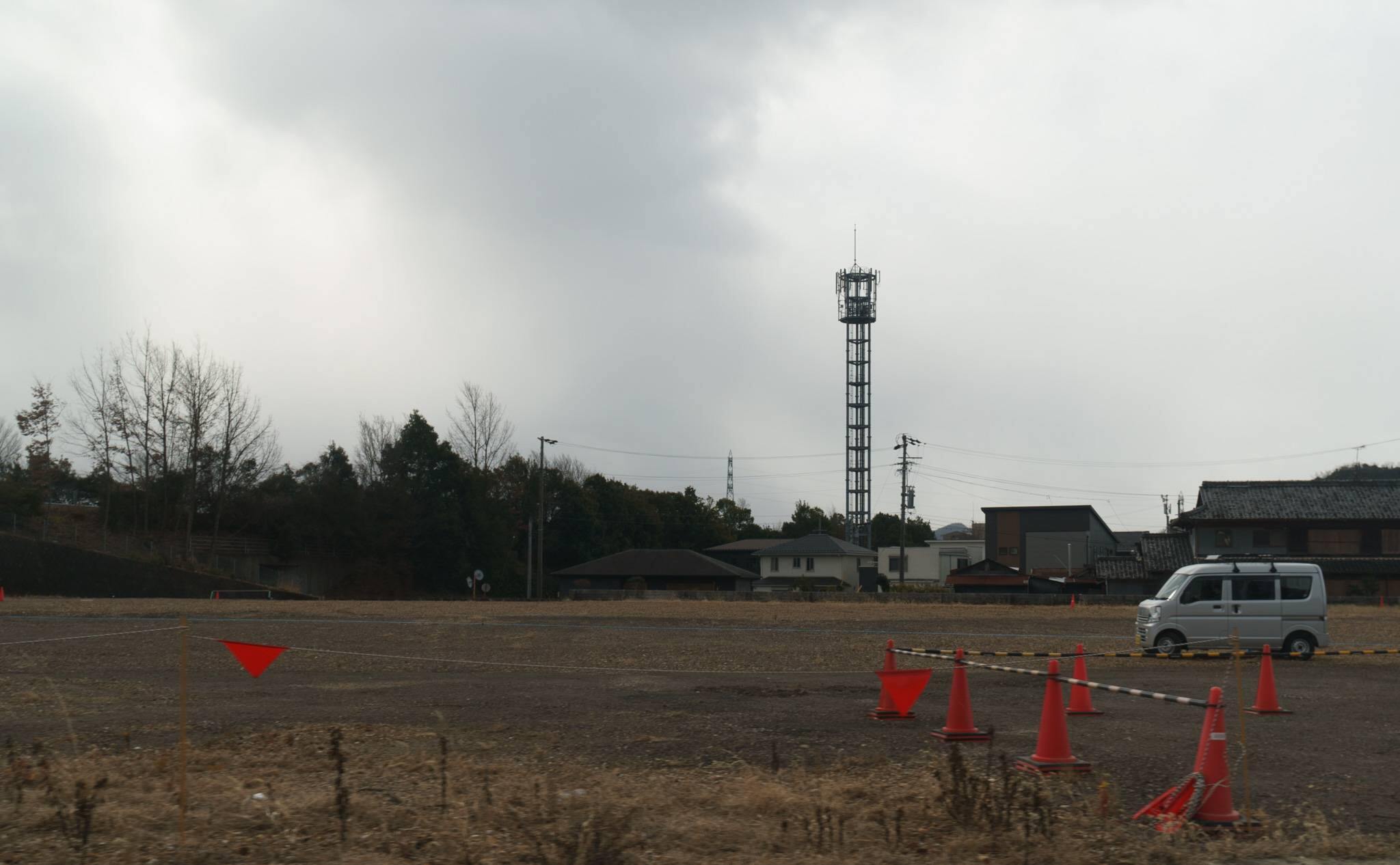 予定地の広大な土地の様子