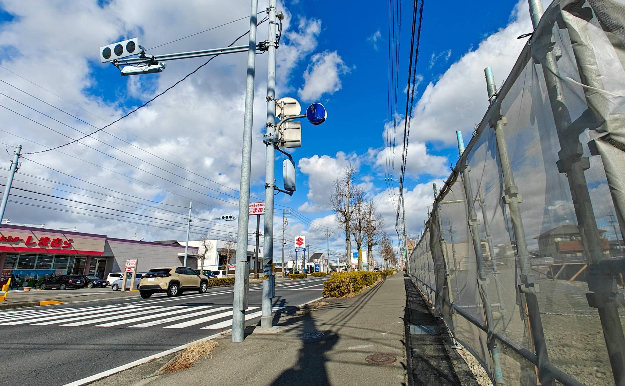 ケンタッキーフライドチキン 羽島店（仮）の予定地の周辺の様子