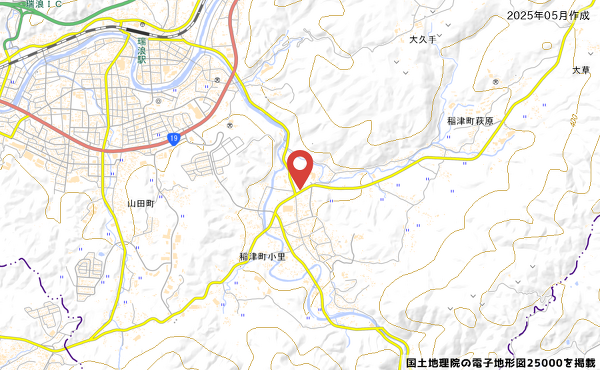 ゲンキー瑞浪稲津店の地図