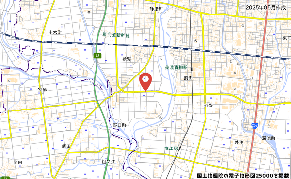 たこちゅう 大垣別館の地図