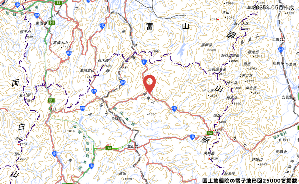 ゲンキー神岡店の地図