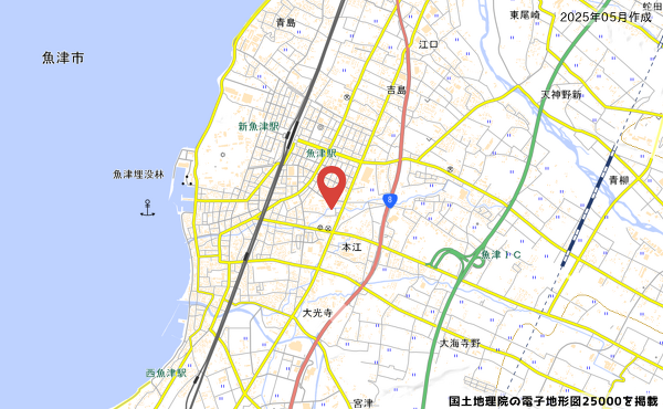 アイタウン魚津の予定地