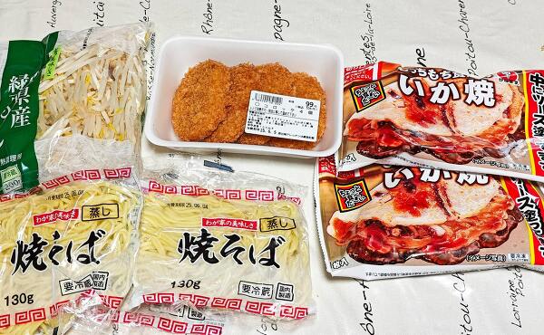 ゲンキーの人気食品と筆者のおすすめ食品(2025年6月撮影)