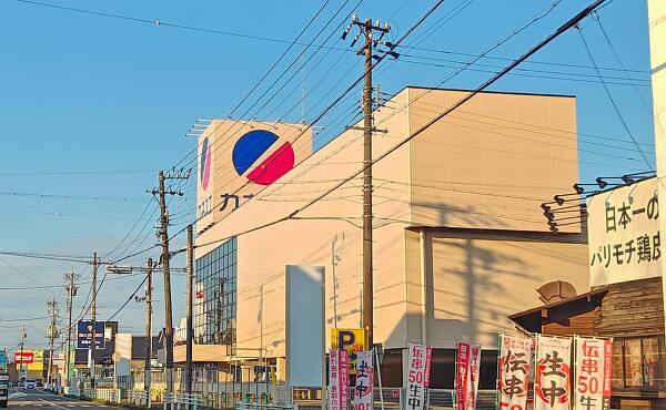 カネスエ江南高屋店(仮称)と町の風景(2025年6月撮影)