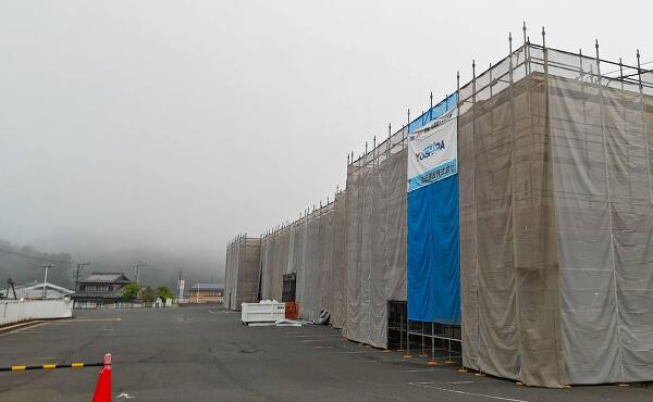 ゲンキー瑞浪稲津店工事の様子(2025年6月撮影)