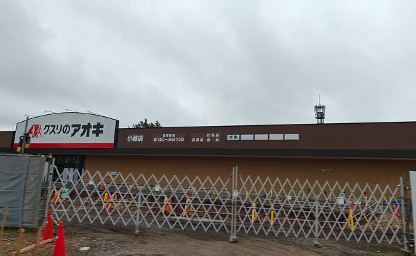 クスリのアオキ小瀬店の景観(2025年6月撮影)