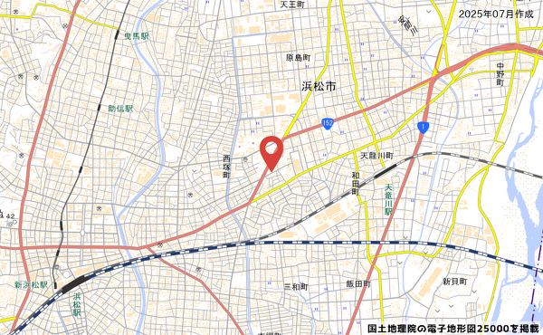 浜松市中央区宮竹町 728 番 1 外 8 筆の地図