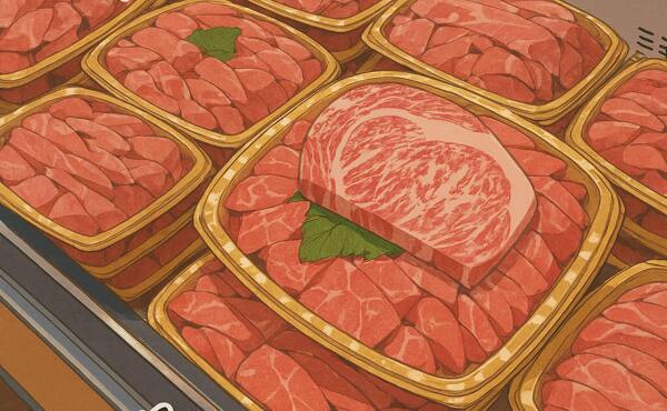 驚きのボリューム食鮮館タイヨーの精肉コーナー(2025年8月撮影)