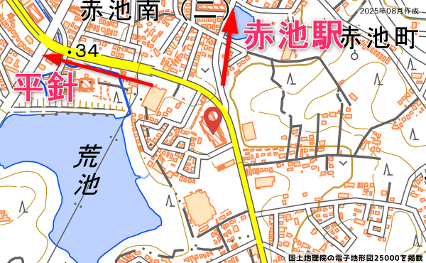 大阪屋ショップ日進店の予定地と思われる場所の拡大地図