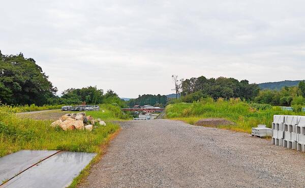 瑞浪恵那道路アンダーパス部分西側(2025年8月撮影)
