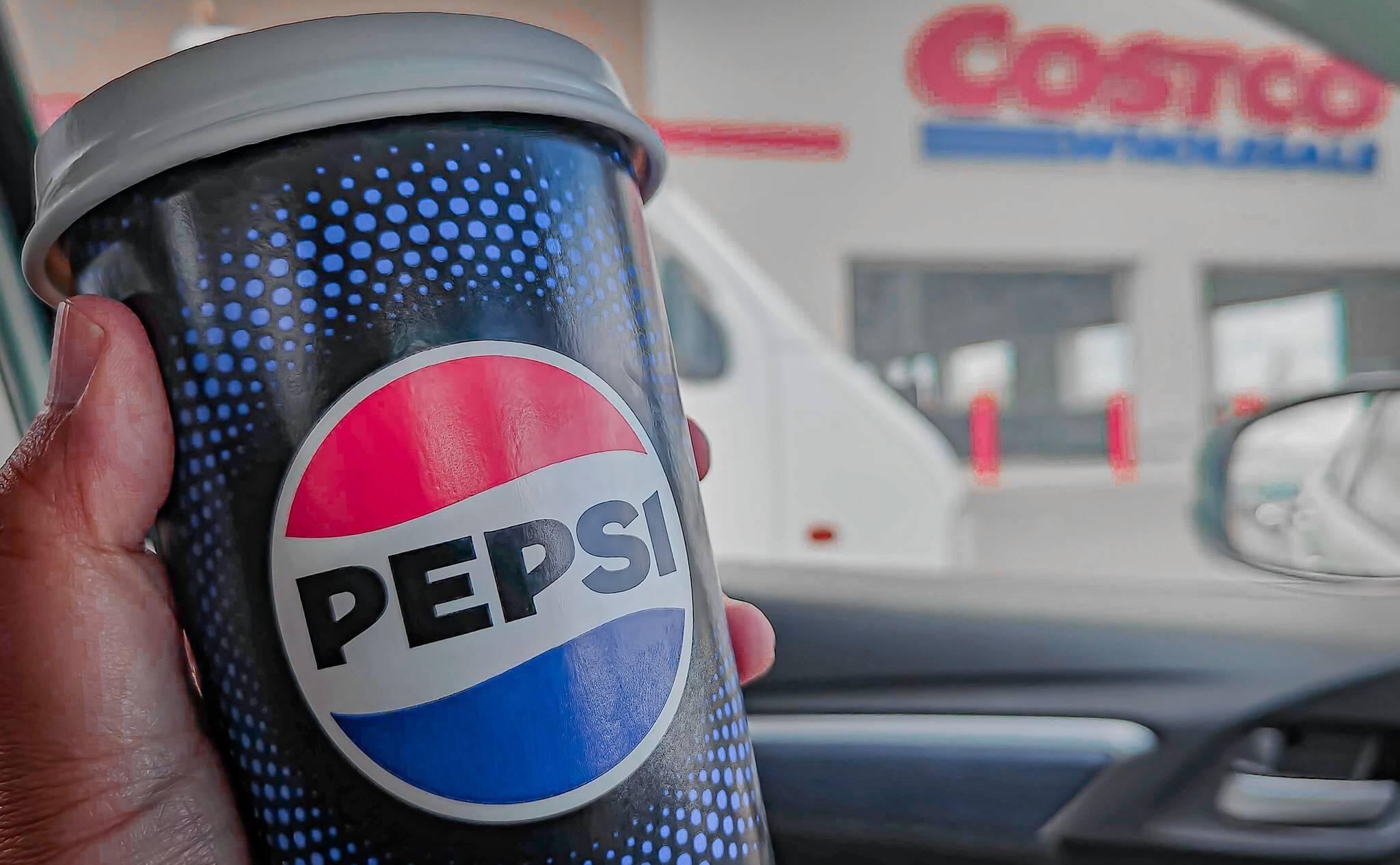 コストコのフードコートのジュース（2025年8月撮影）