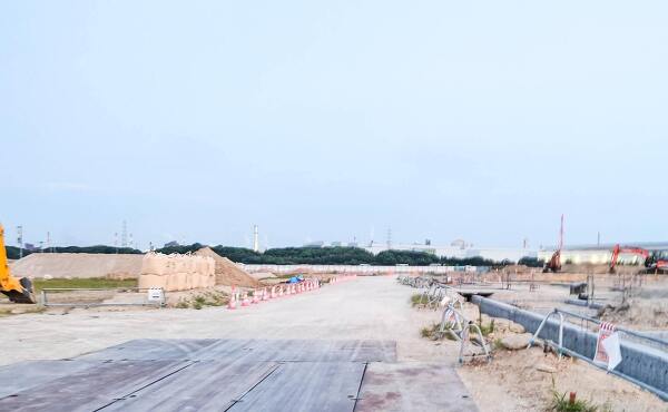 フォレストモール東海太田川店の工事の様子(2025年8月撮影)