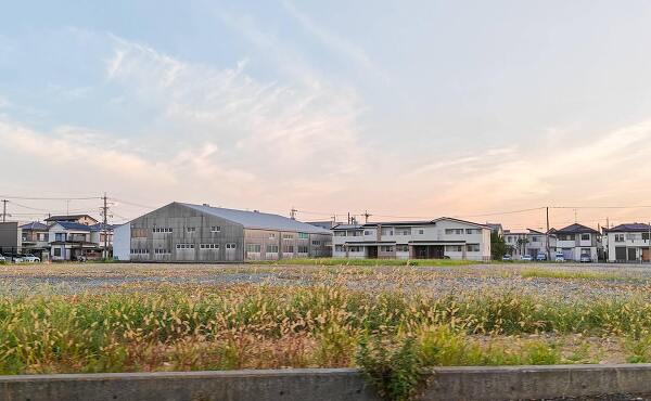 トライアル浜松葵西店の予定地の風景(2025年8月撮影)