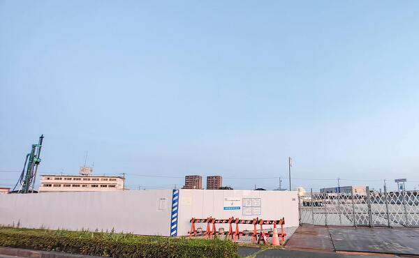 マックスバリュ浜松宮竹店予定地の様子(2025年8月撮影)