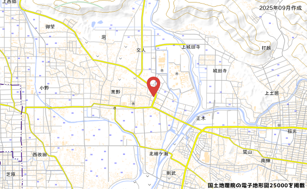 岐阜県岐阜市折立北浦238番地1にあるV・drug岐大前店の地図