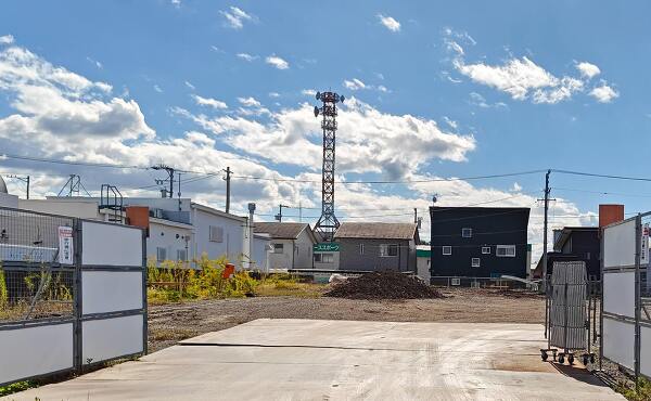 ゲンキー美濃加茂田島店予定地の風景(2025年11月撮影)