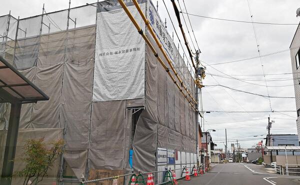 株式会社槌谷の建設中の新工場の様子(2025年11月撮影)