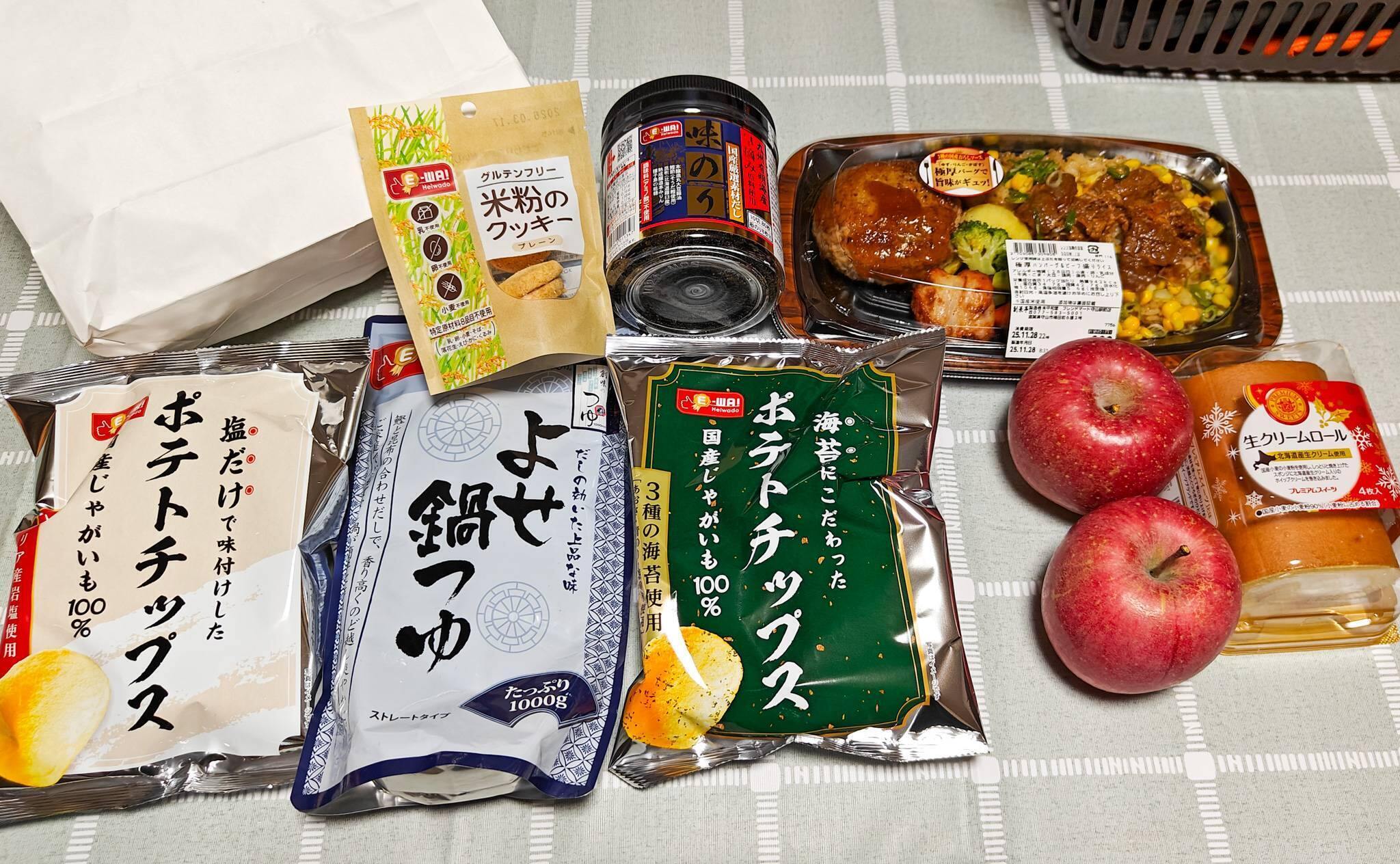 フレンドタウン守山店で筆者が見つけた特売品（2025年11月撮影）