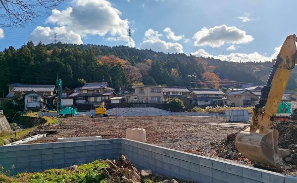 ゲンキー上石津店予定地の風景(2025年11月撮影)