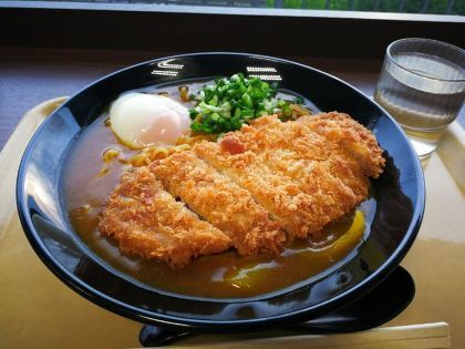 朝からカレーラーメン！の画像