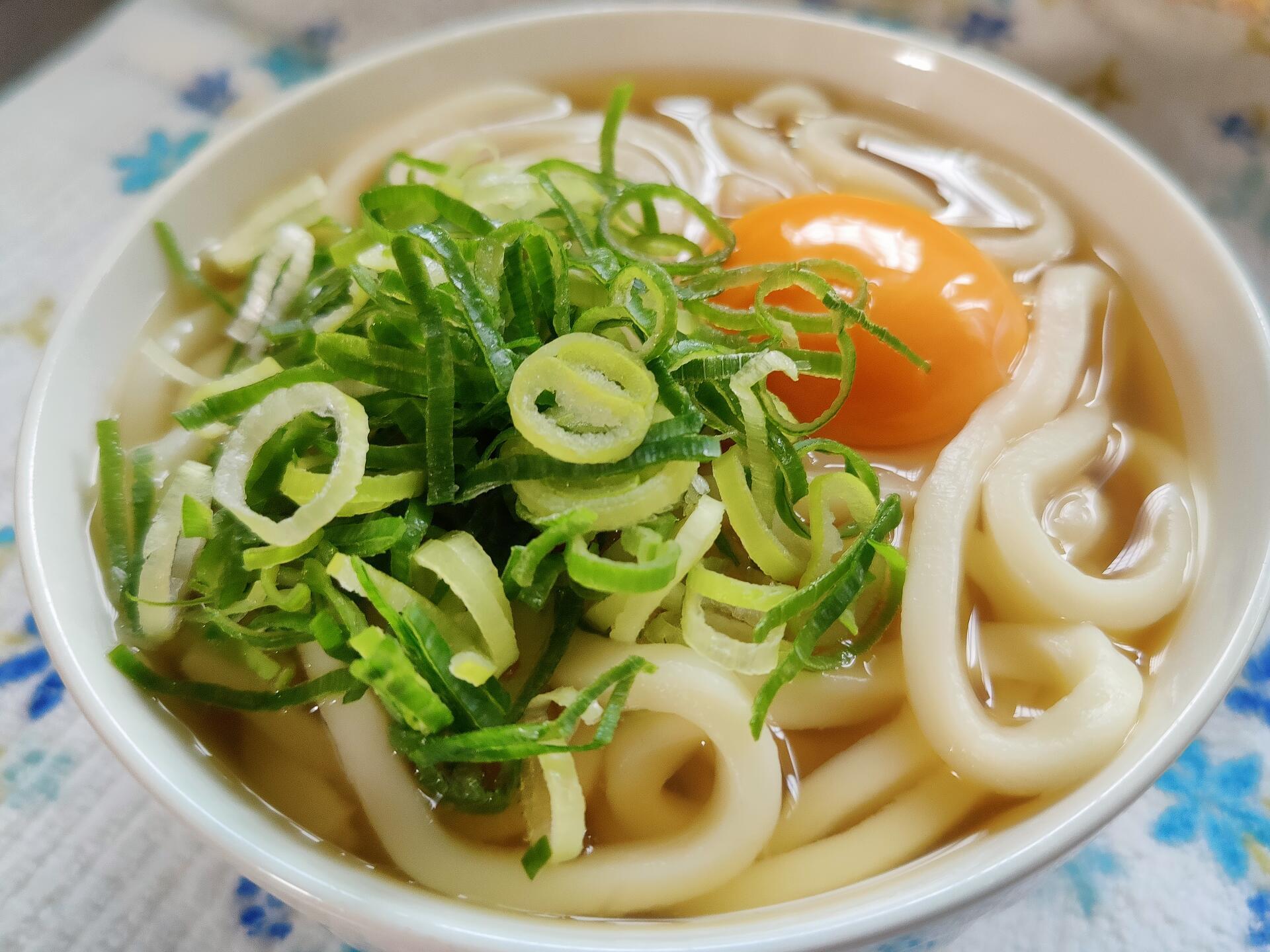 今日のお昼うどーん。の画像