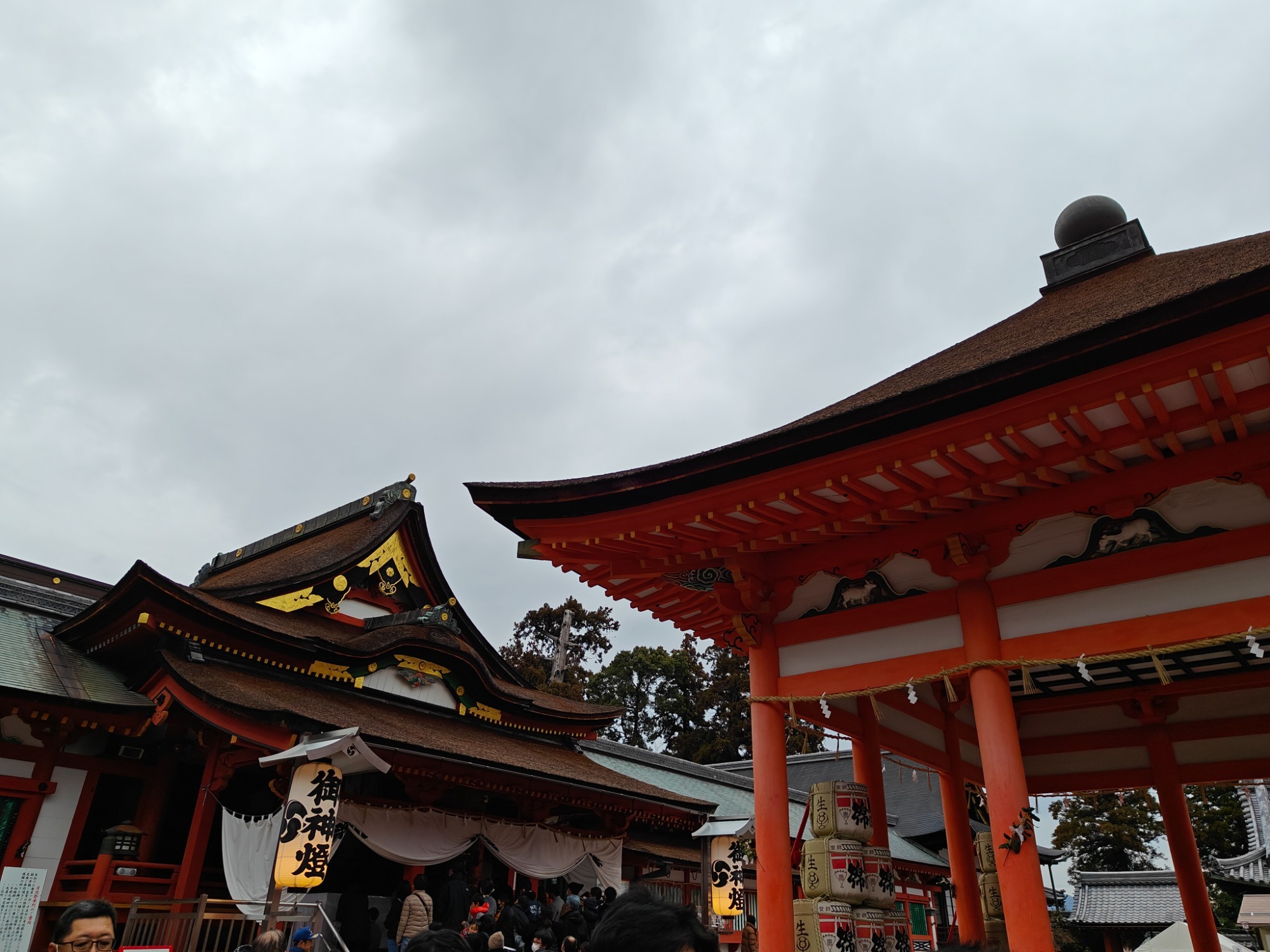 やっと大きな神社に！の画像