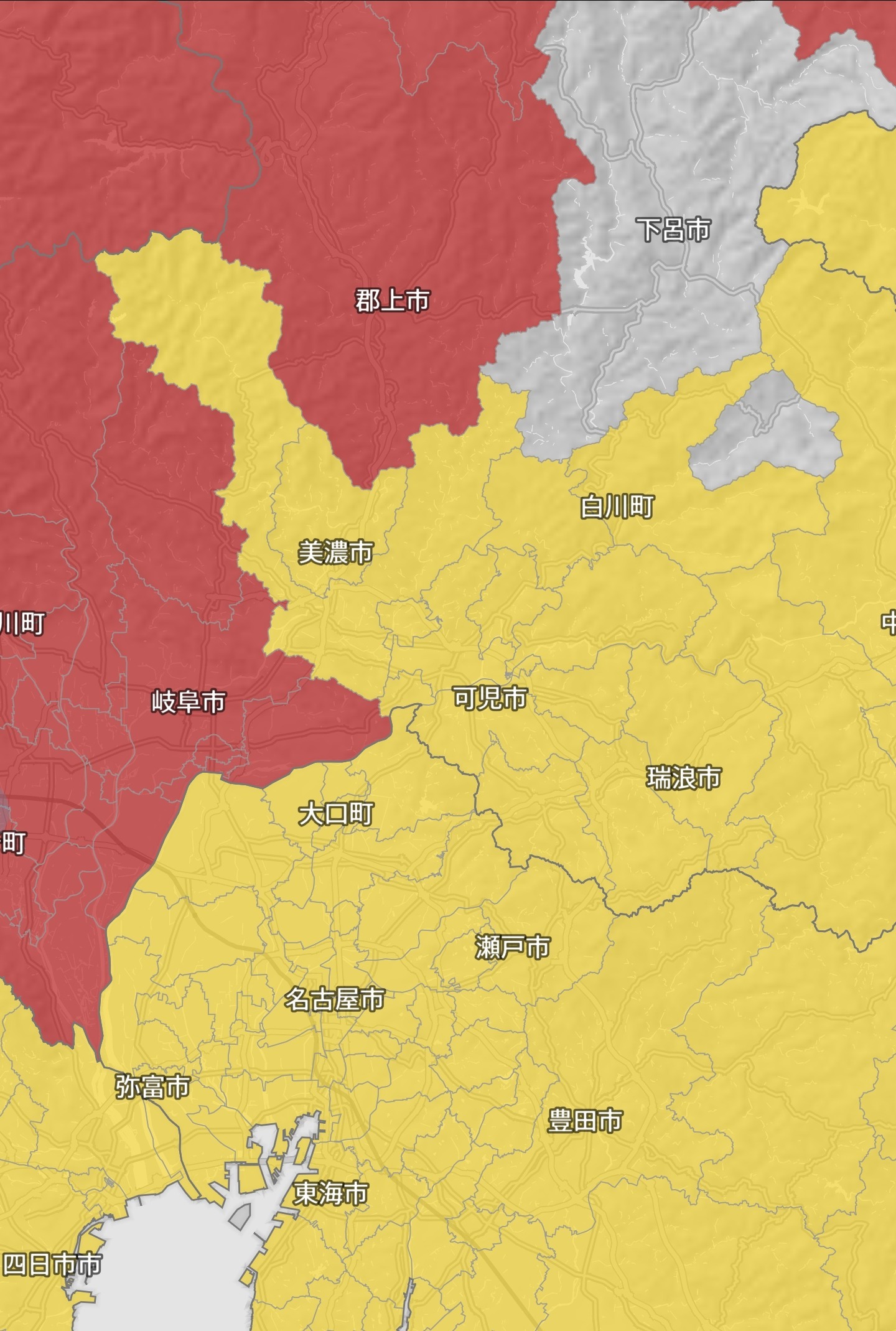 岐阜市の方まで、の画像