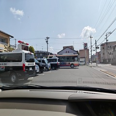 大垣市内にて路線バスがの画像
