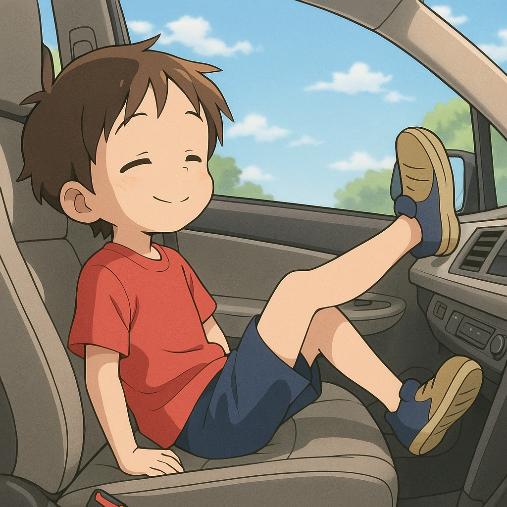 足を載せたくなる。の画像