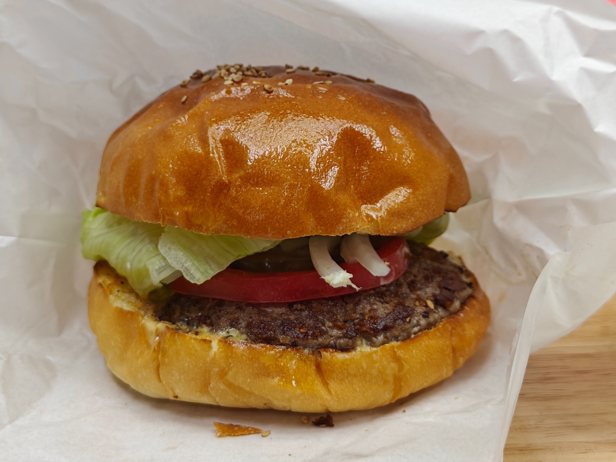 これが話題のハンバーガー！の画像