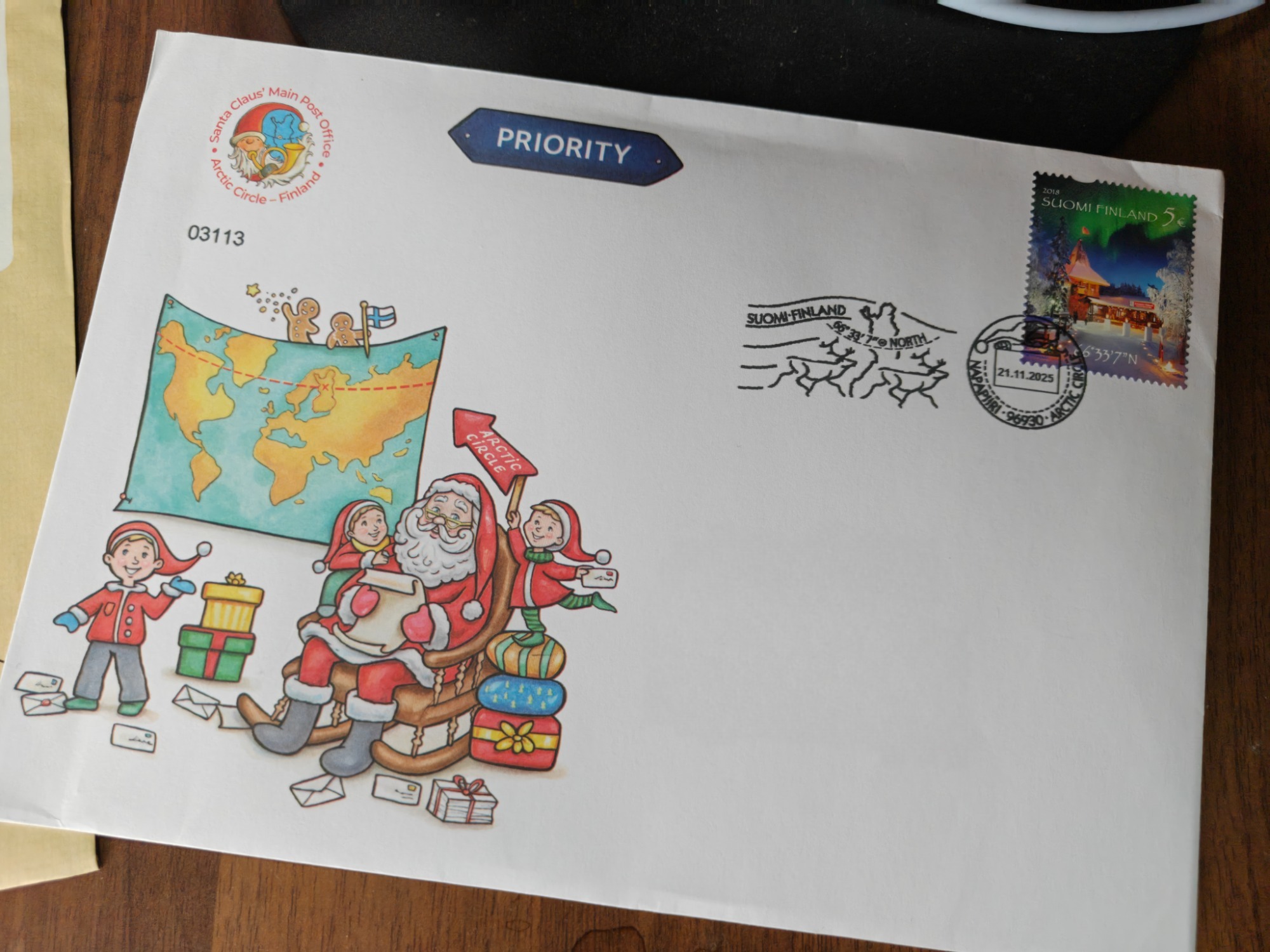 この前頼んだカード！の画像