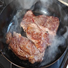 サイコロステーキも焼いたのに!の画像